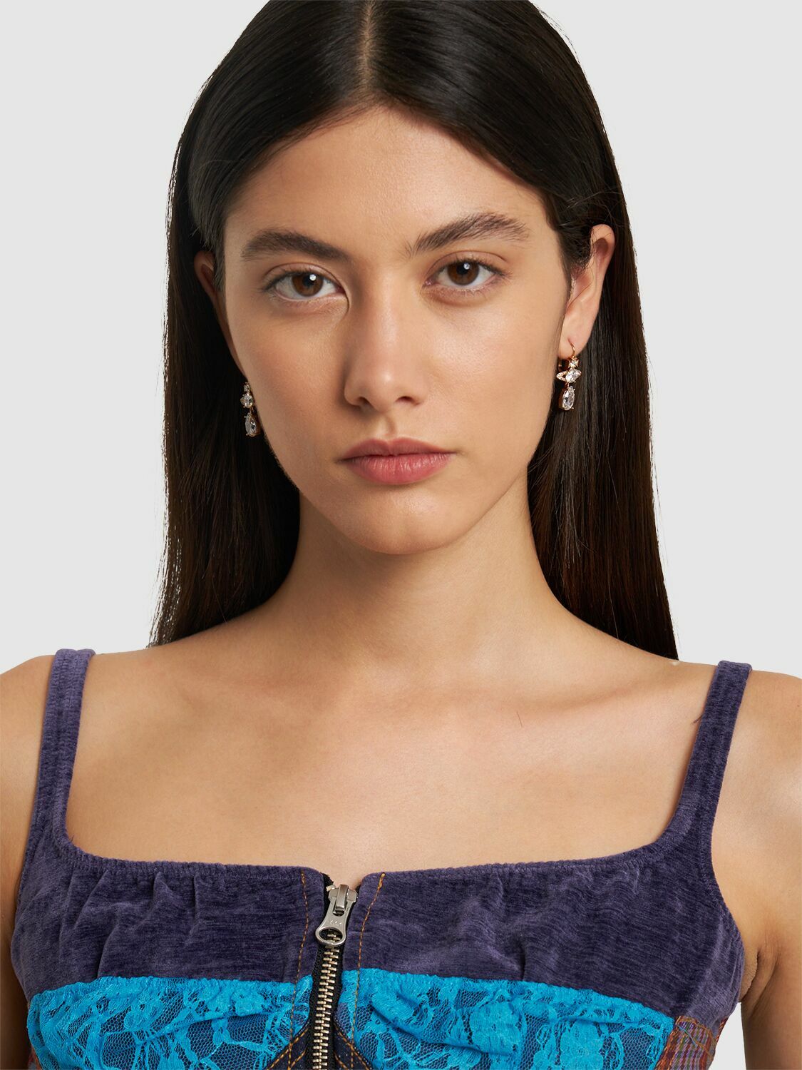 VIVIENNE WESTWOOD - Ismene Drop Crystal Earrings