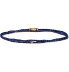Luis Morais - Gold, Sapphire and Bead Necklace - Blue
