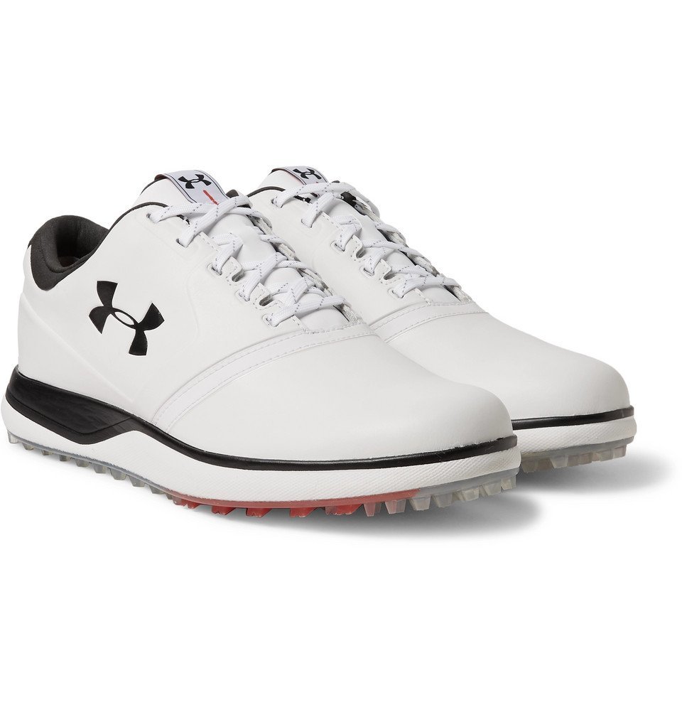 Under Armour Tempo Hybrid Leather Golf Shoes White Under Armour 6033