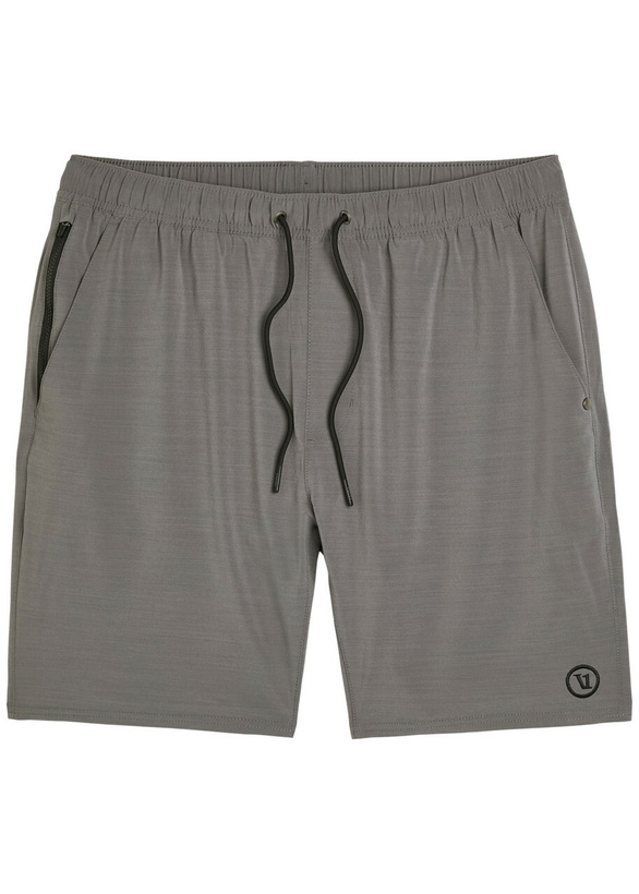 Photo: Vuori Elevate Kore Lined 7 Stretch-jersey Shorts Grey