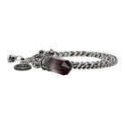 Alexander McQueen Silver Small Shaded Quartz Bracelet