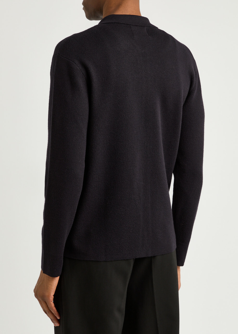 NN07 Harald Knitted Sweatshirt Navy