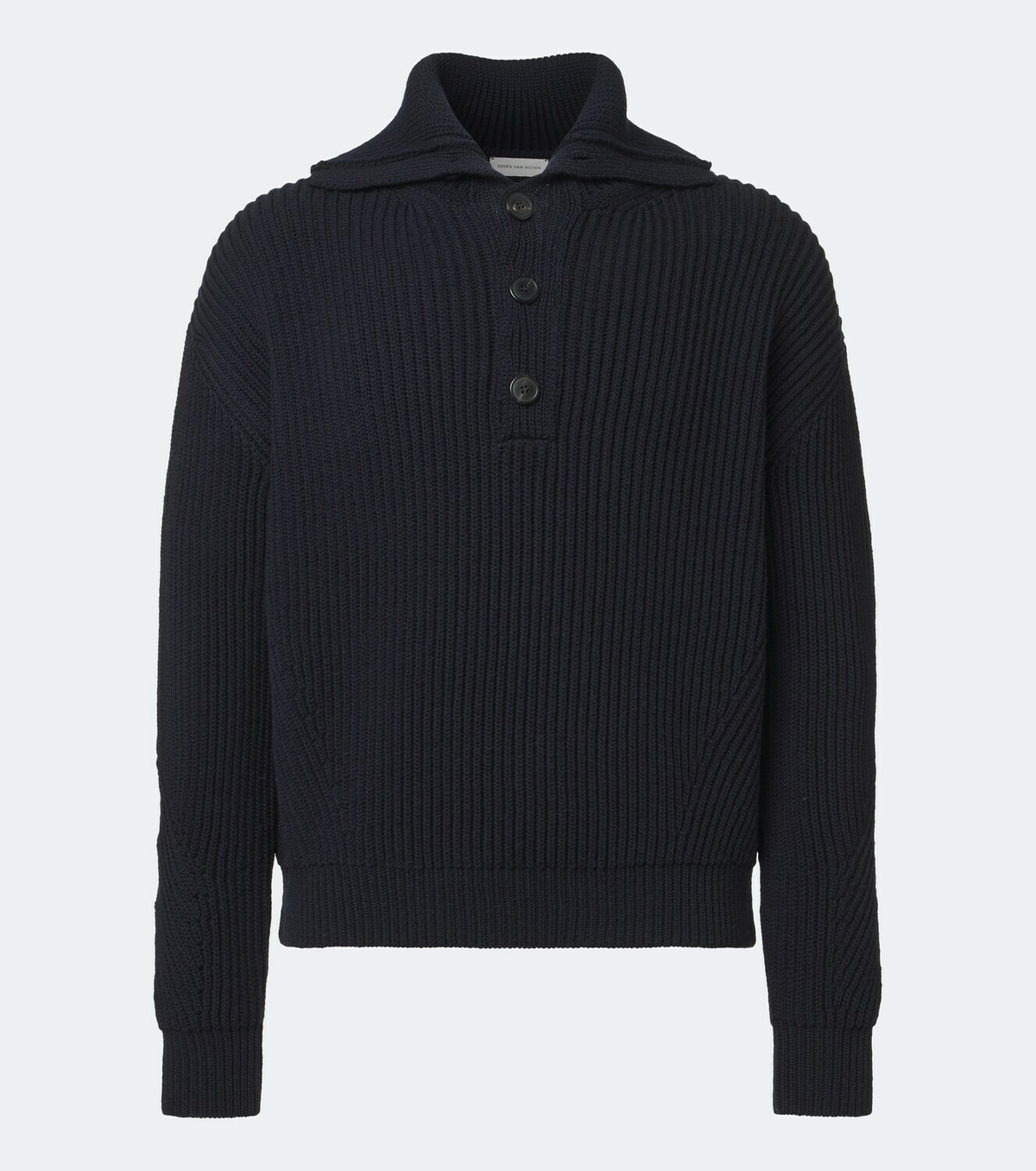 Dries Van Noten Ribbed-knit wool sweater