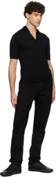 Nudie Jeans Black Easy Alvin Trousers