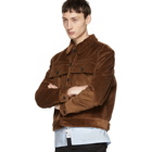 MSGM Brown Corduroy Jacket