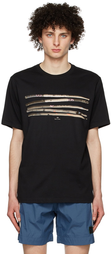 Photo: PS by Paul Smith Black Organic Cotton T-Shirt