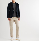 Officine Generale - Slim-Fit Unstructured Cotton-Blend Corduroy Blazer - Blue