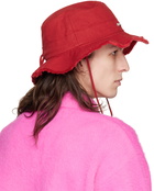 Jacquemus Red 'Le Bob Artichaut' Bucket Hat