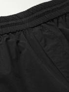 Burberry - Wide-Leg Logo-Appliqued Nylon Cargo Trousers - Black