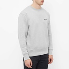 Norse Projects Men's Arne Logo Crew Sweat in Light Grey Melange