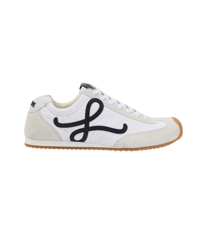 Photo: Loewe Ballet Runner 2.0 suede-trimmed sneakers