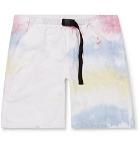 John Elliott - Tie-Dyed Cotton Shorts - White
