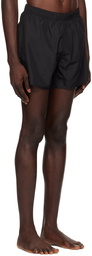 Courrèges Black Elasticized Swim Shorts