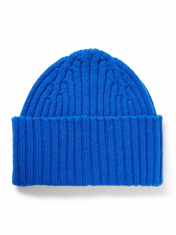 Photo: Drake's - HIM Ribbed Wool Beanie