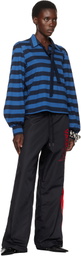 VAQUERA Black Snap Track Pants