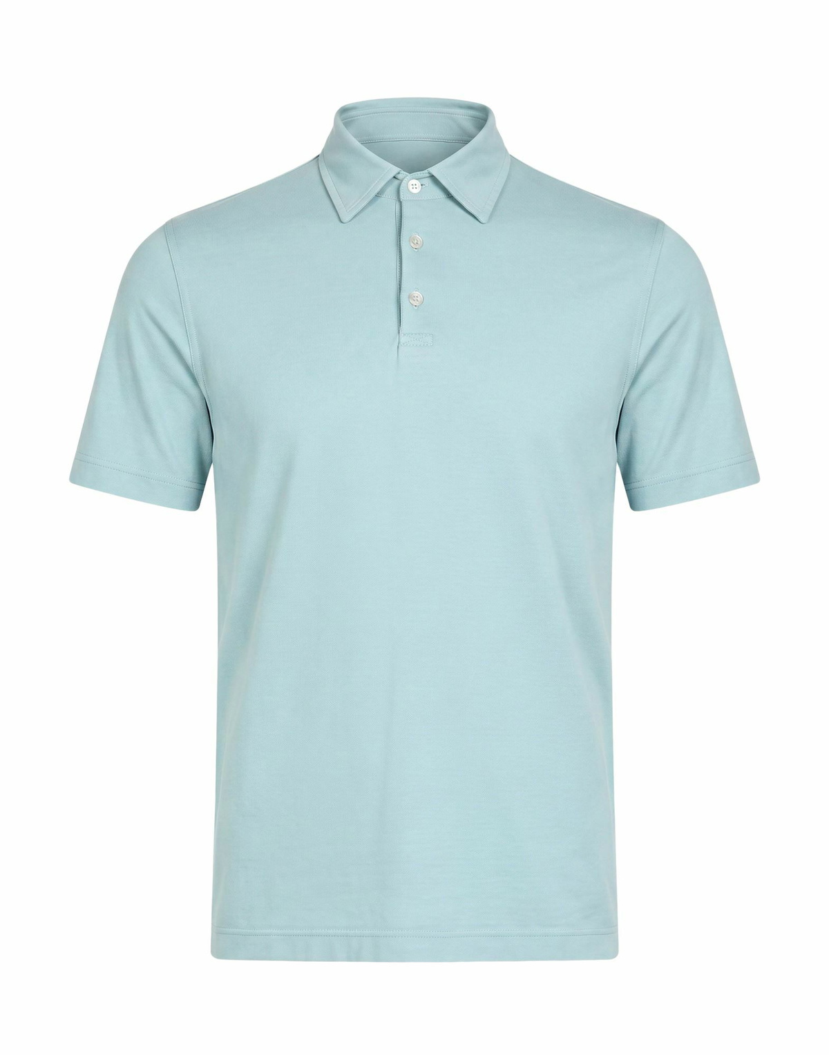 Fedeli Mens Polo shirt Sky in Blue