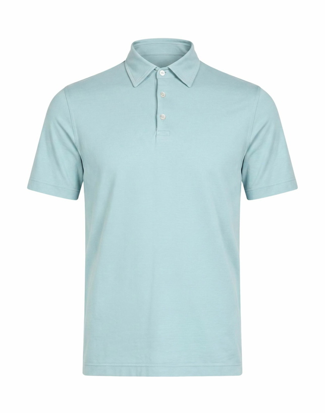 Photo: Fedeli Mens Polo shirt Sky in Blue