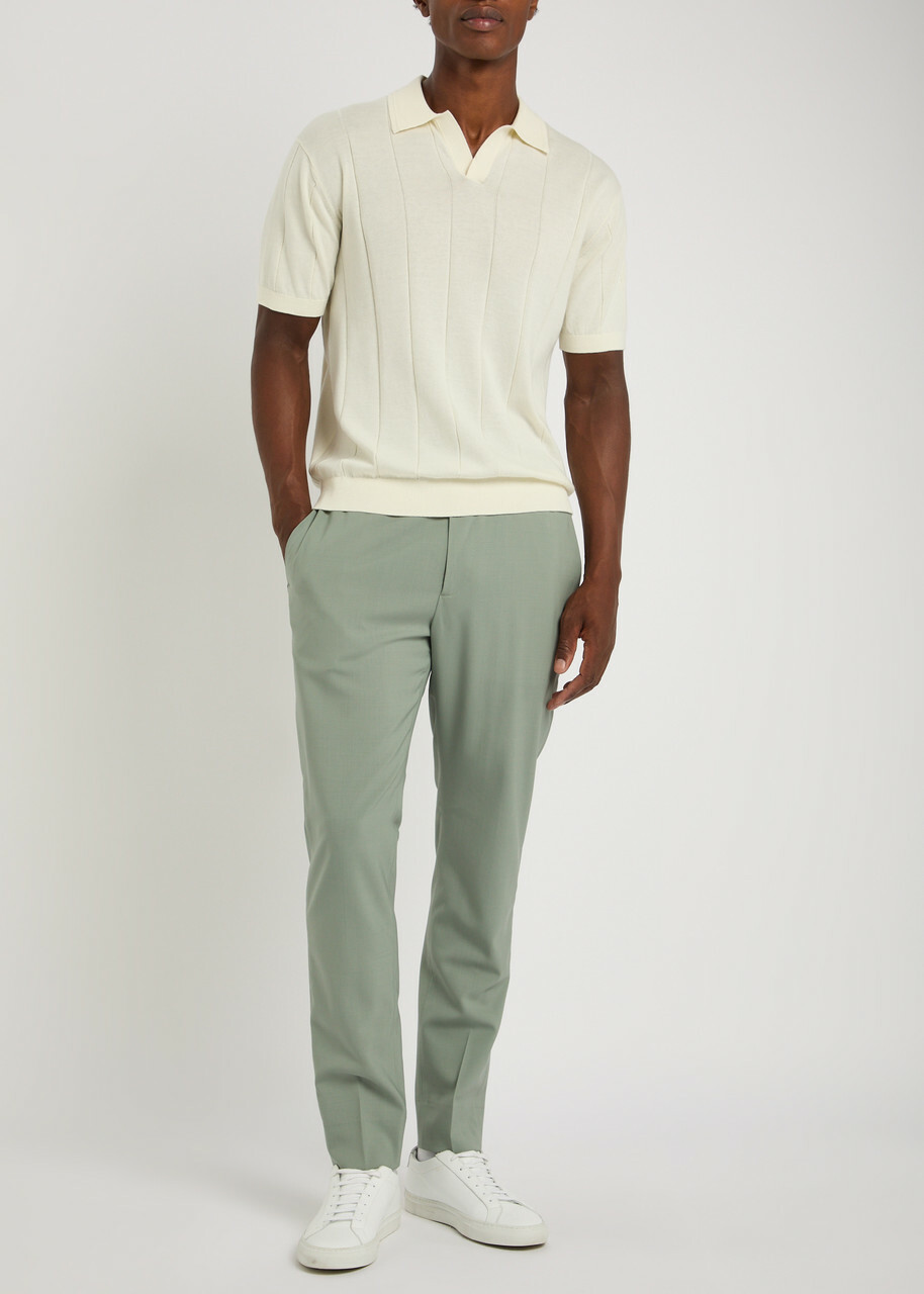 Lestrange The 24 Tropical Wool Trouser Sage