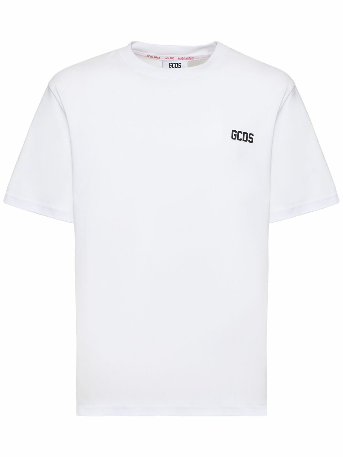 Photo: GCDS - Logo Low Band Print Cotton T-shirt