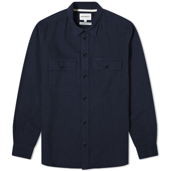 Photo: Norse Projects Villads 50/50 Twill Shirt