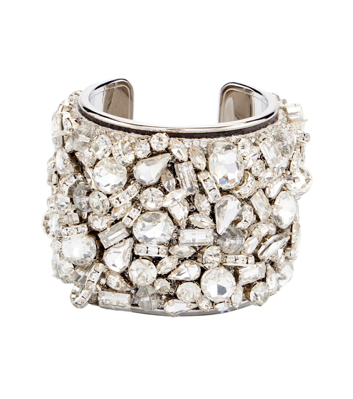 Photo: Dries Van Noten Crystal-embellished cuff bracelet