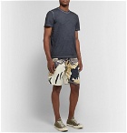 Folk - Goss Brothers Orpheus Printed Linen and Cotton-Blend Shorts - Neutral