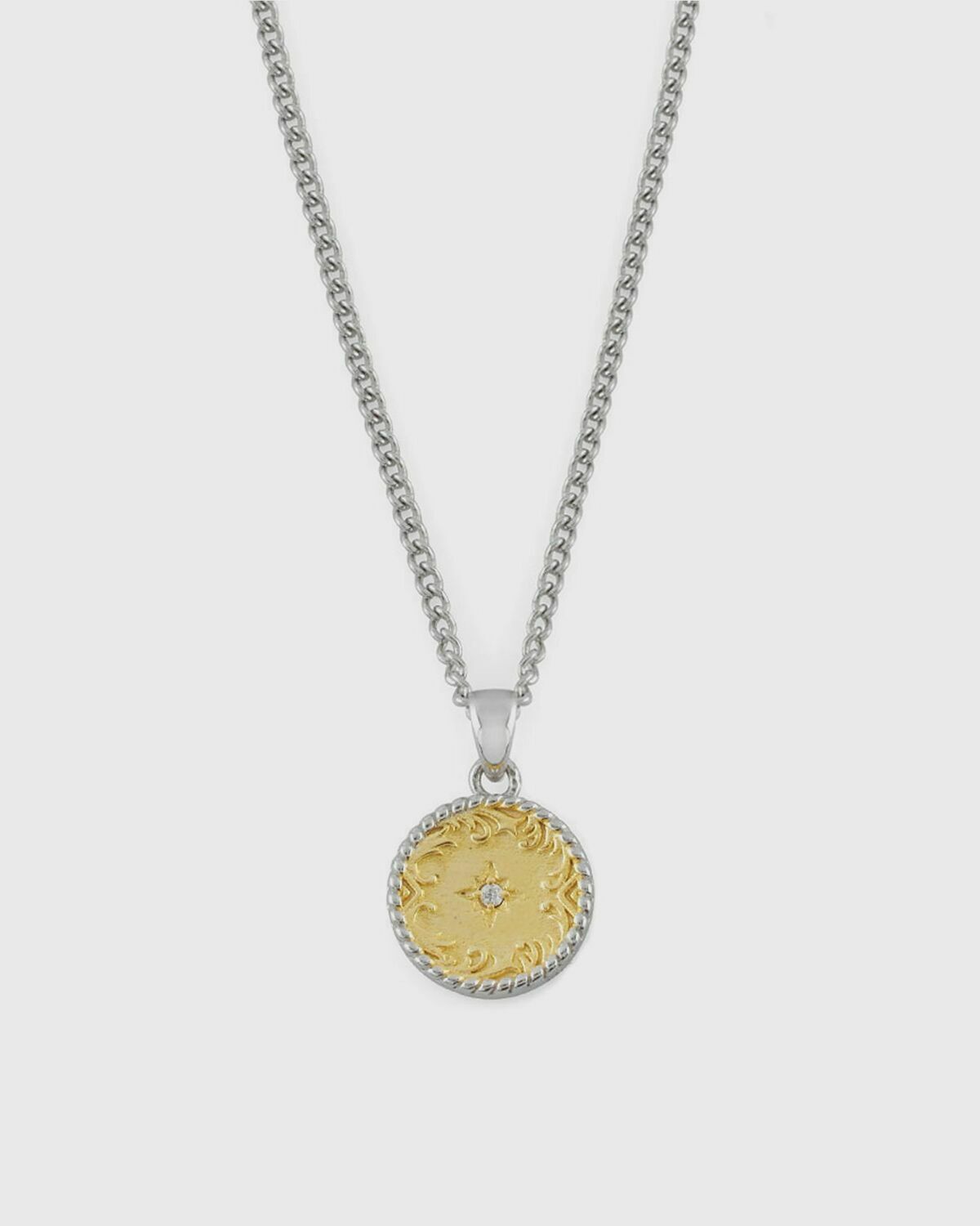 Serge DeNimes Silver Sundown Necklace silver Mens Jewellery