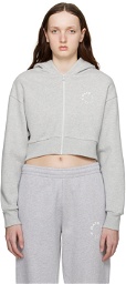 7 DAYS Active Gray Cropped Hoodie