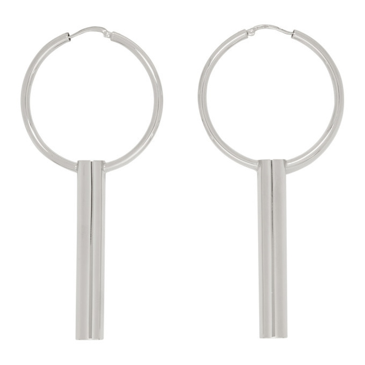 Photo: Dheygere Silver Canister Hoop Earrings