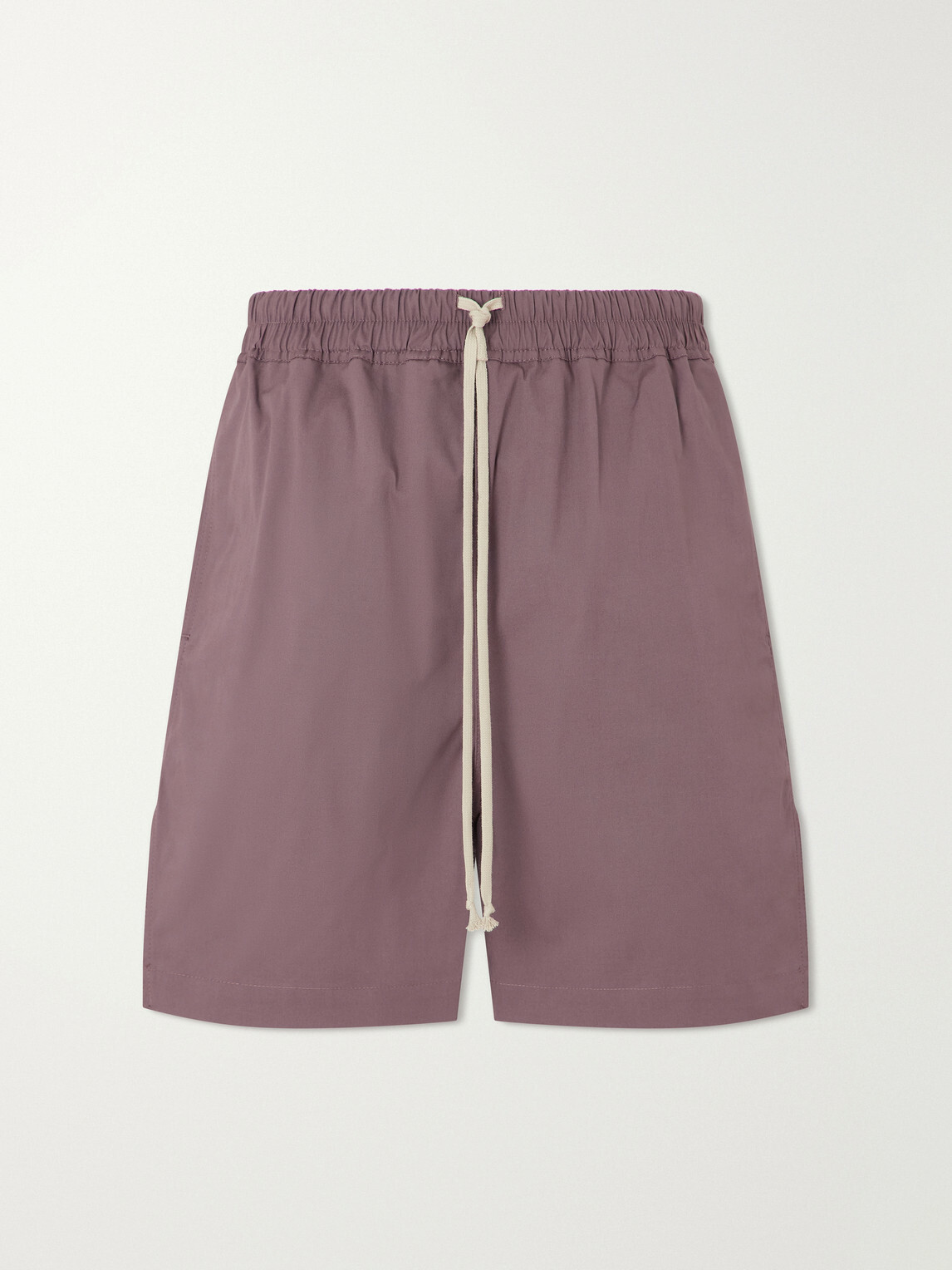 Rick Owens - Boxer Straight-Leg Stretch-Cotton Canvas Drawstring Shorts - Purple
