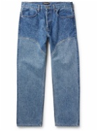 Cherry Los Angeles - Chap Straight-Leg Panelled Jeans - Blue