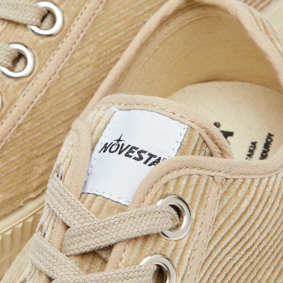 Novesta Star Master Corduroy Sneakers in Beige/Wheat
