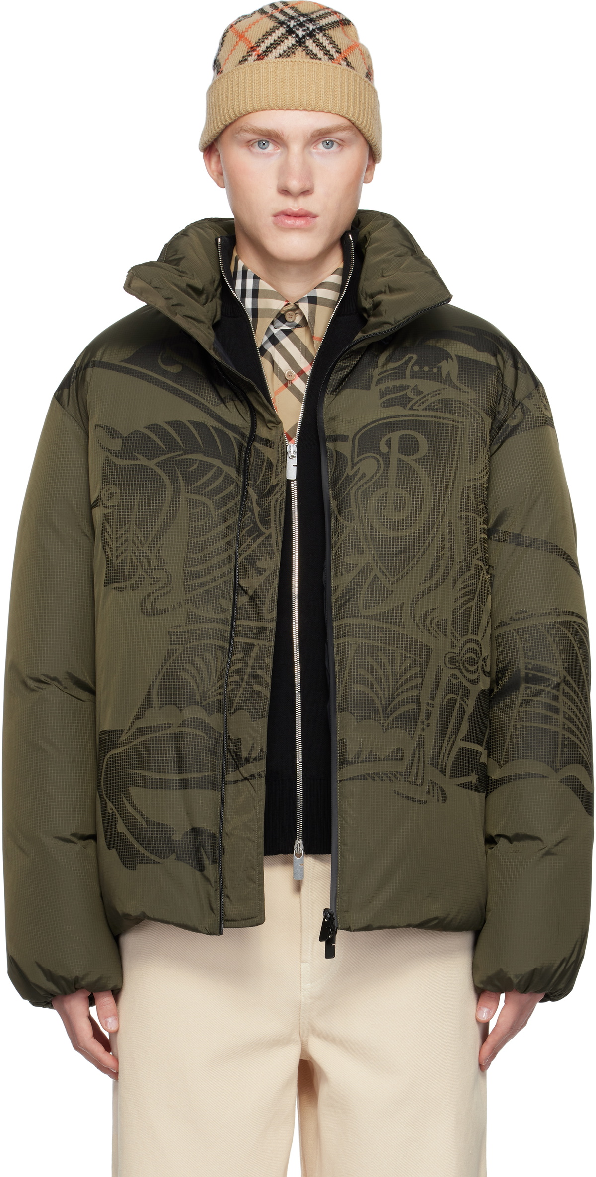ジャケット Burberry Nylon Jacket With Ekd 6070267C-D5C8-43ED-A385-