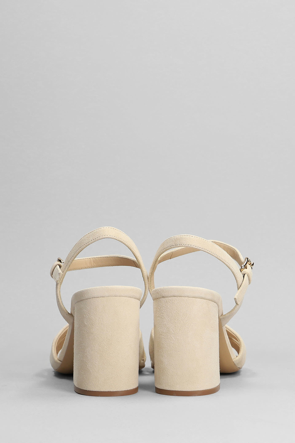 Komono Isla Sandals In Beige Suede