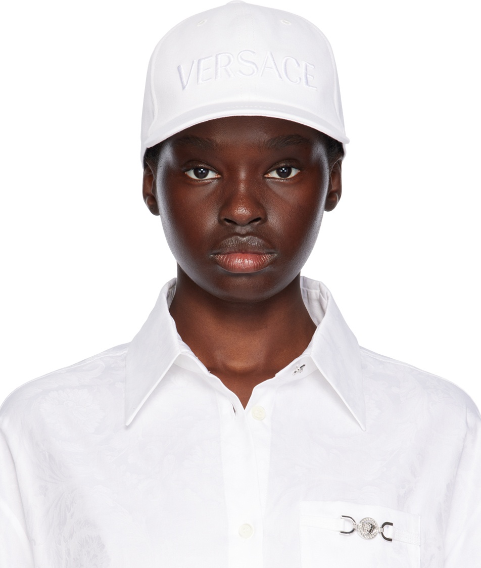 Photo: Versace White Baseball Cap