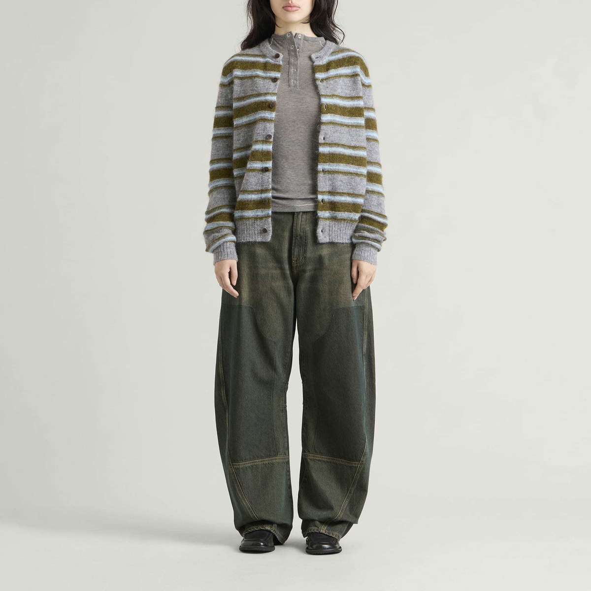 END. x Samsøe Samsøe Women's Saharpo Cut Jeans in Dark Gold Denim