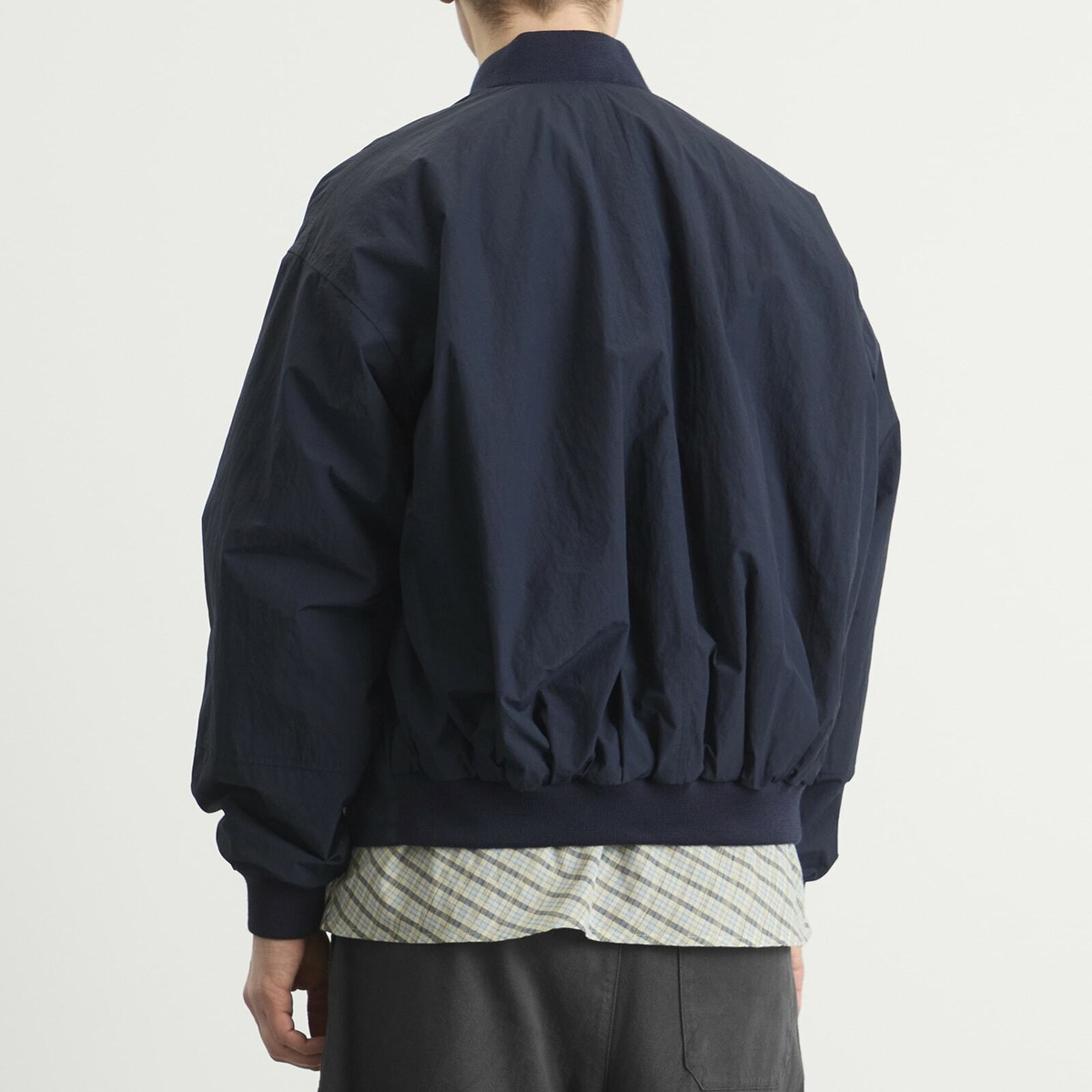 YMC Men's Technical Basement Bomber Jacket in Navy