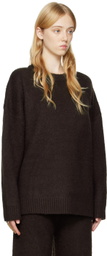 Birrot Brown Brushed Sweater