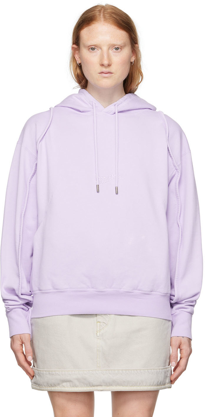 Jacquemus Purple 'Le Sweatshirt Camargue' Hoodie