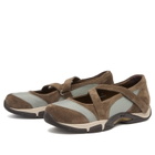 Our Legacy Women's Sweetheart Dress Sneakerinas in Silvergreen