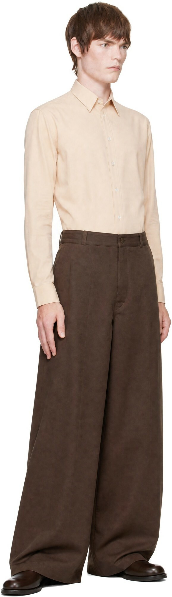 LEMAIRE Beige Fluid Shirt