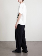 CELINE - Logo-Print Cotton-Jersey T-Shirt - White