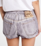 Acne Studios Trompe l'œil cotton shorts