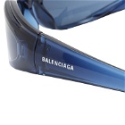 Balenciaga Eyewear BB0253S Sunglasses in Blue