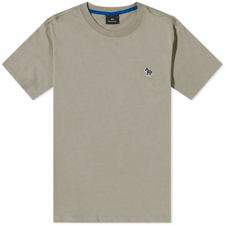 Photo: Paul Smith Men's Zebra Logo T-Shirt in Olive