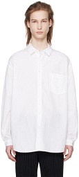 ATON White Button Shirt