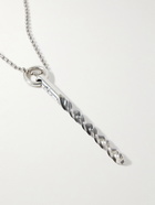 Gallery Dept. - Drill Bit Silver Pendant Necklace