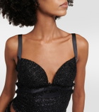 Versace Bouclé bustier