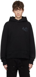AMIRI Black Staggered Hoodie