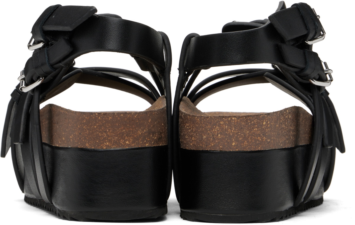 R13 Black Platform Sandals
